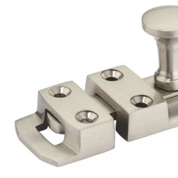 Smith & Locke Flat Door Bolt Satin Nickel 60mm