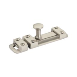 Smith & Locke Flat Door Bolt Satin Nickel 60mm