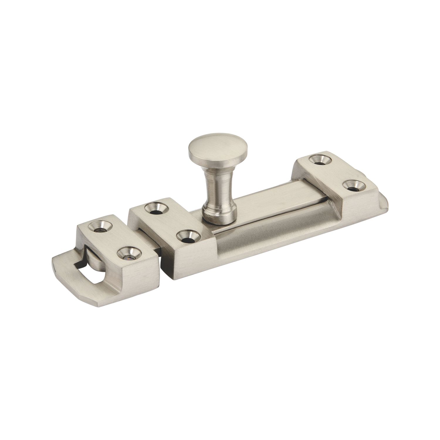 Smith & Locke Flat Door Bolt Satin Nickel 60mm (574TE)