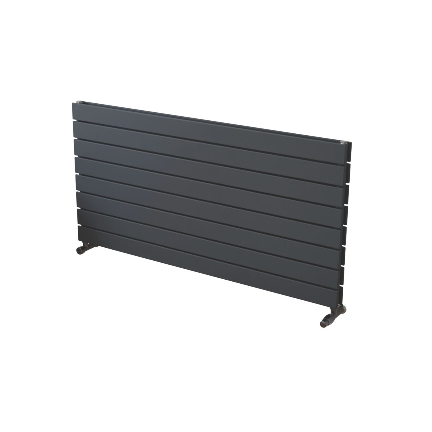Ximax Oceanus 595mm x 1200mm 3949BTU Anthracite Horizontal Designer Radiator (574TR)