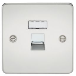 Knightsbridge  1-Gang RJ45 Ethernet Socket Polished Chrome