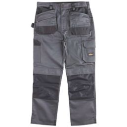 Grey store work pants