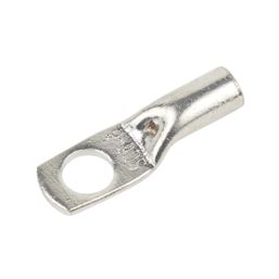 Essentials Non-Insulated Metallic 6mm Ring Copper Tube Lugs 10 Pack