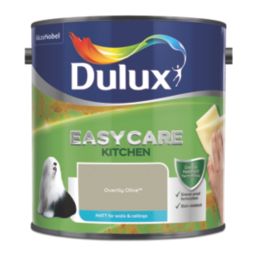 Dulux Easycare 2.5Ltr Overtly Olive Matt Emulsion Kitchen Paint