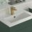 Brushed Brass Basin Overflow Ring 22mm