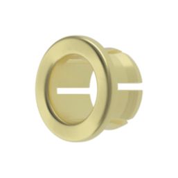 Brushed Brass Basin Overflow Ring 22mm