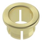 Brushed Brass Basin Overflow Ring 22mm