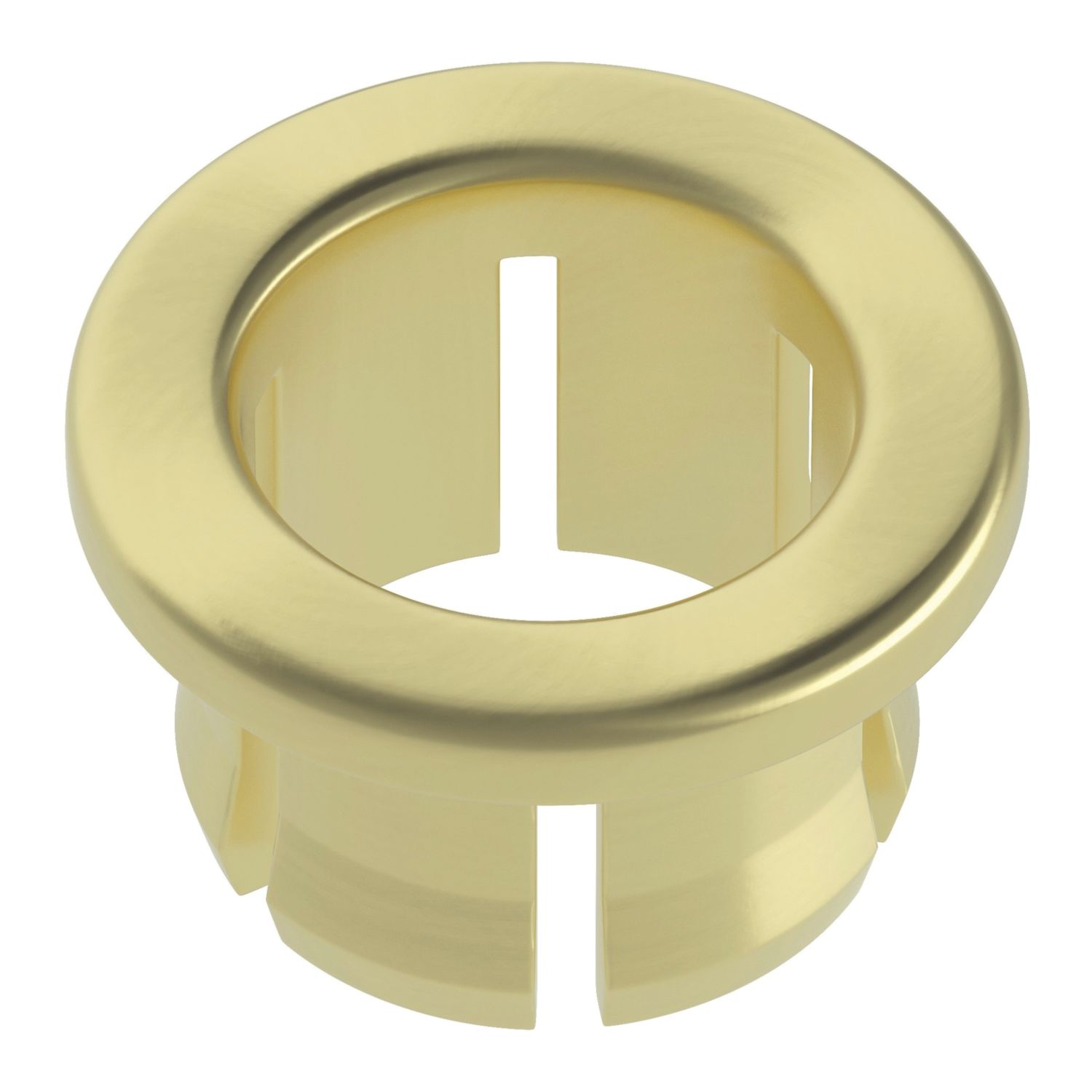 Brushed Brass Basin Overflow Ring 22mm (575AA)
