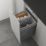 Refurb Essentials Vigote Pull-Out Bin Anthracite 58Ltr