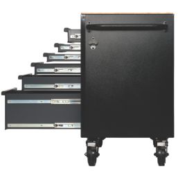 Bunker  15-Drawer Trolley Grey