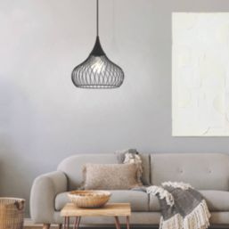 Eglo Staverton Pendant Light Black