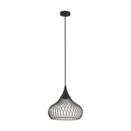 Eglo Staverton Pendant Light Black