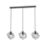 Eglo Straiton 3-Light Pendant Black