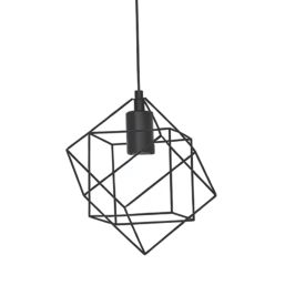 Eglo Straiton 3-Light Pendant Black
