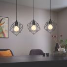 Eglo Straiton 3-Light Pendant Black