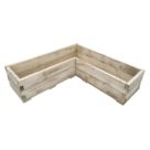 Forest Caledonian Garden Planter Natural Timber 1310mm x 1310mm x 312mm