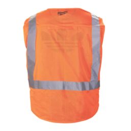 Milwaukee  Hi-Vis Vest Orange Large / X Large 42" Chest