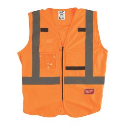 Milwaukee  Hi-Vis Vest Orange Large / X Large 42" Chest