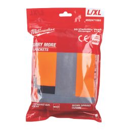 Milwaukee  Hi-Vis Vest Orange Large / X Large 42" Chest