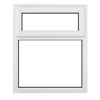 Crystal  Top Opening Double-Glazed Casement White uPVC Window 905 x 1040mm