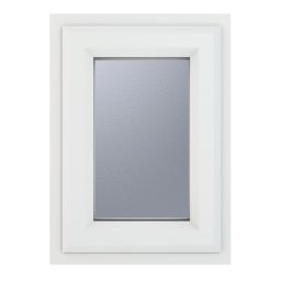 Crystal  Top Opening Obscure Triple-Glazed Casement White uPVC Window 440mm x 610mm