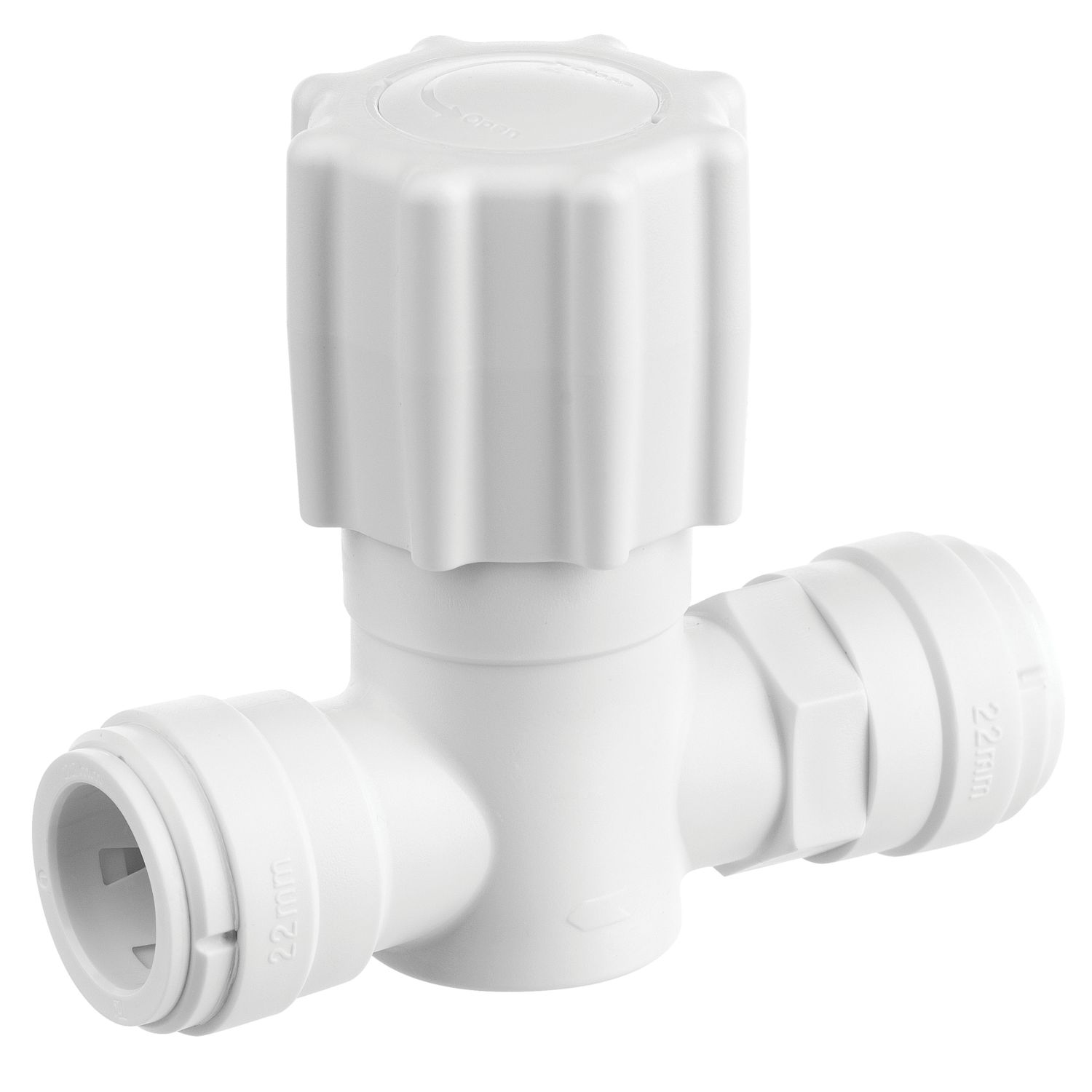 Flomasta Plastic Push-Fit Stop Cock 22mm (575KR)