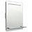 Saxby Tigris Rectangular Bathroom Mirror With 60lm LED Light 390mm x 500mm