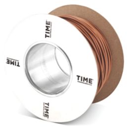 Time 6491B Brown 2.5mm² LSZH Conduit Cable 100m Drum