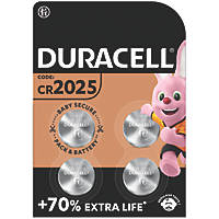 Duracell CR2025 Coin Cell Speciality Lithium Battery 4 Pack