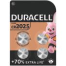 Duracell CR2025 1.5V Coin Cell Lithium Speciality Batteries 4 Pack