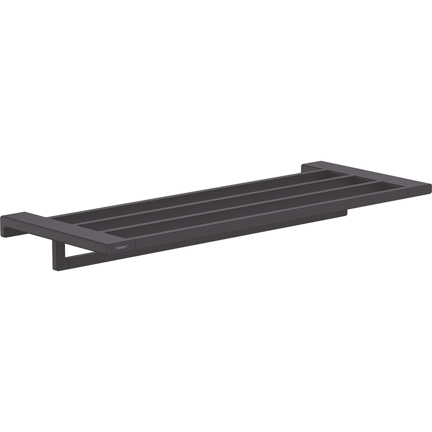 Hansgrohe AddStoris Towel Rack & Holder Matt Black 648mm x 248mm x 72mm (575VG)
