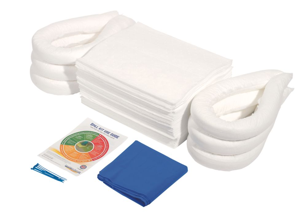 Lubetech 271080R 90Ltr Oil Spill Refill Kit Screwfix