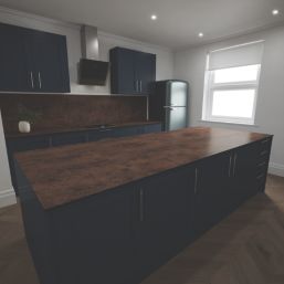 Mariz  Antique Rust Composite Kitchen Worktop 1240mm x 3050mm x 12mm