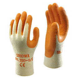 Showa 310 Original Builders Gloves Orange Medium