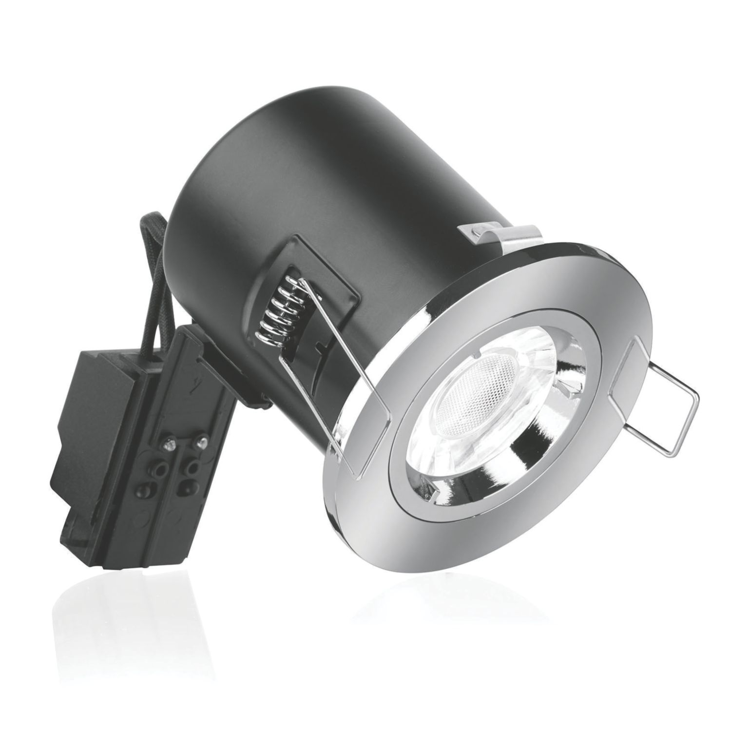 Aurora EFD Fixed Fire Rated LED Downlight Polished Chrome 5W 500lm (5763P)