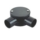 Tower 2 Way 25mm Angle Box Black