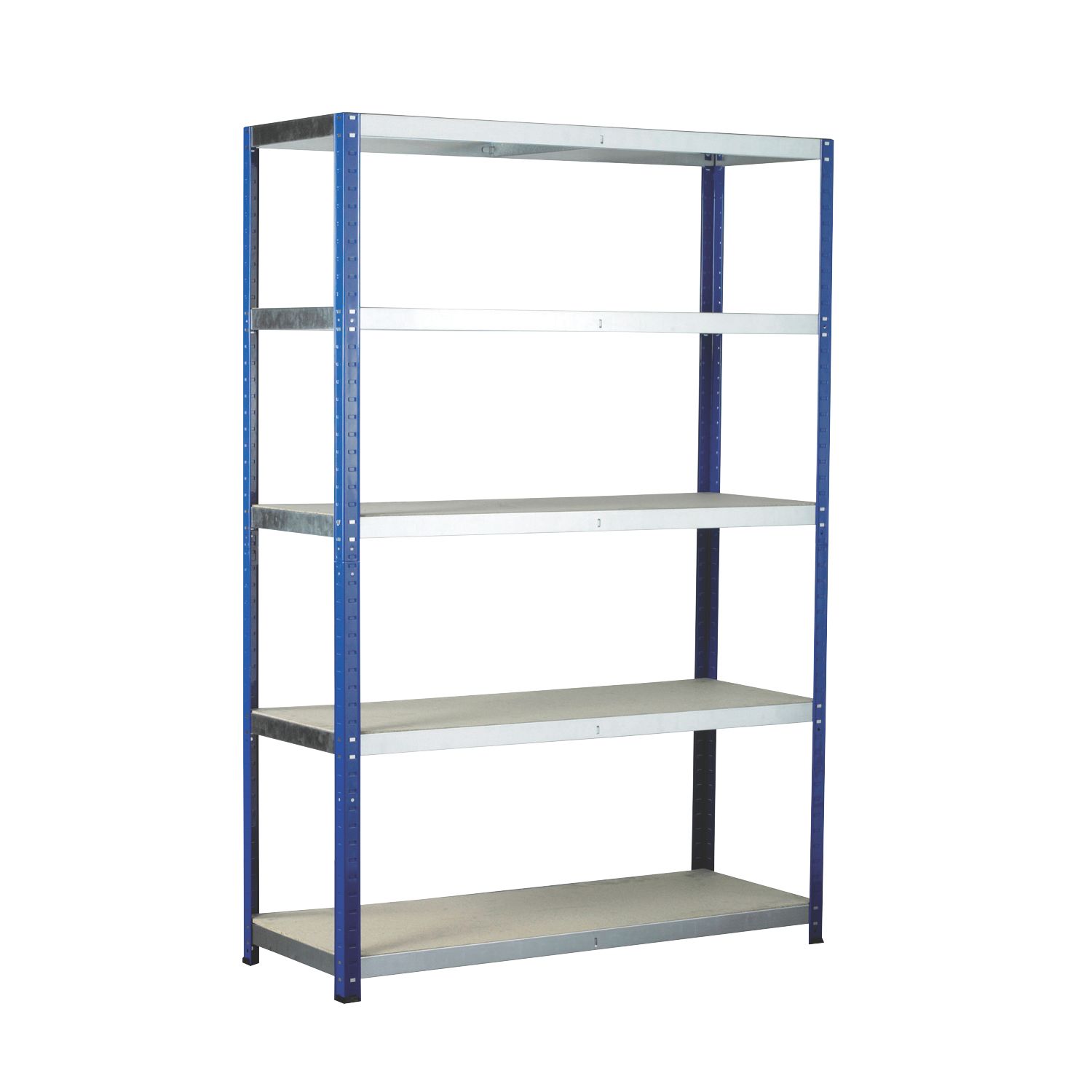 Barton Ecorax 5-Tier Metal Garage Shelving Unit 1200mm x 450mm x 1760mm (57673)