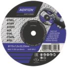 Norton  Metal Cutting Disc 115mm (4 1/2") x 22.23mm