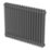 Flomasta 600mm x 785mm 2730BTU Anthracite Horizontal 2 Column Radiator