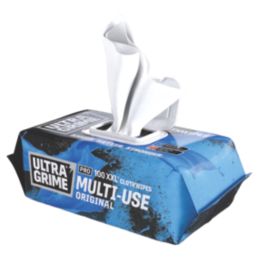 Ultragrime Pro Multi-Use XXL+ Cleaning Wipes 100 Pack