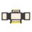 Sylvania SylWork Duo Rechargeable LED Battery-Operated Floodlight with Tiltable Heads 3000lm
