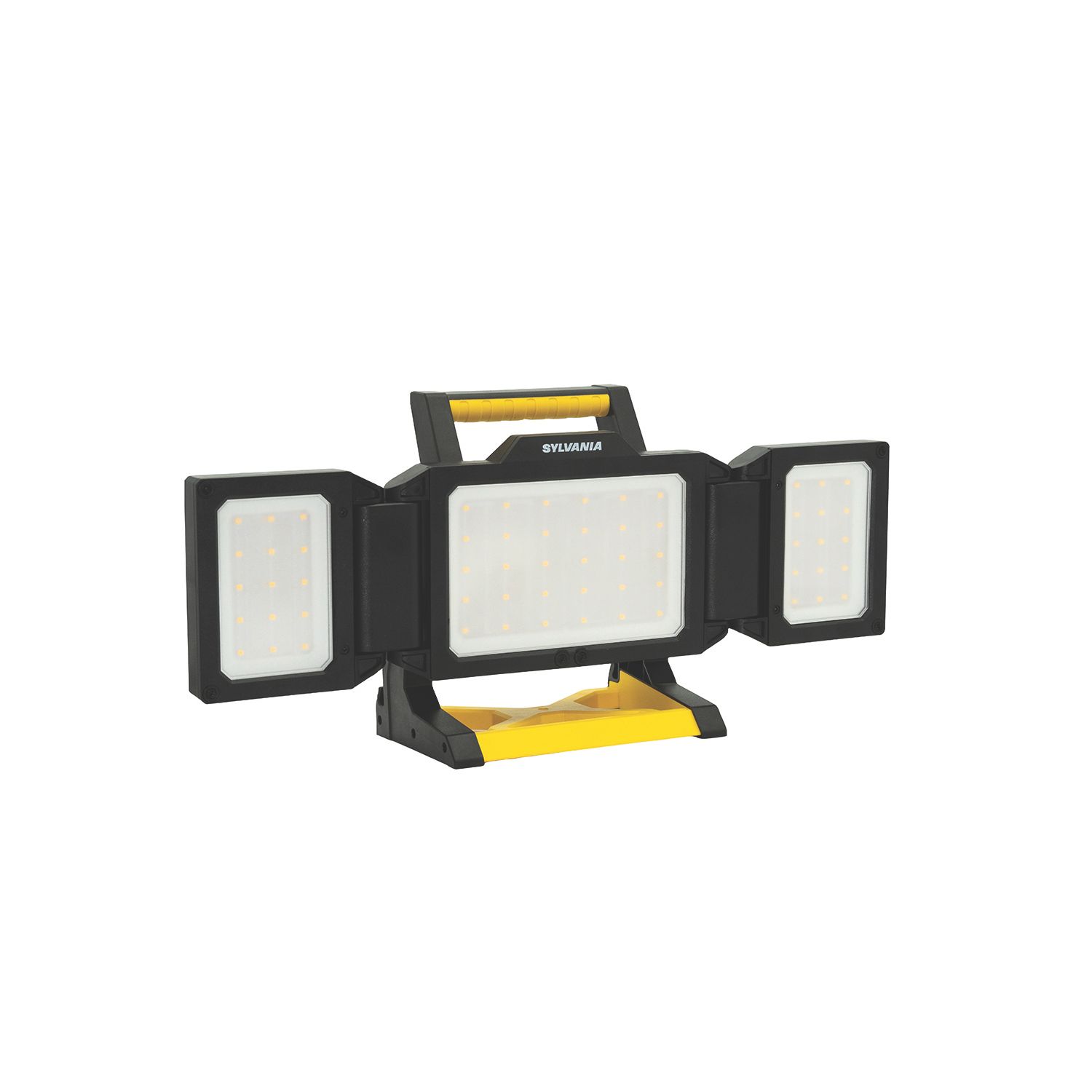 Sylvania SylWork Duo Rechargeable LED Battery-Operated Floodlight with Tiltable Heads 3000lm (576EV)