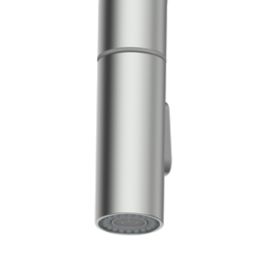 Clearwater Kira KIR20BN Double Lever Tap with Twin Spray Pull-Out  Brushed Nickel PVD
