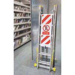 Essentials Do Not Use This Ladder Eyelet Sign 1885mm x 300mm