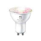 4lite   GU10 RGB & White LED Smart Light Bulb 5.5W 350lm 4 Pack