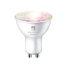 4lite   GU10 RGB & White LED Smart Light Bulb 5.5W 350lm 4 Pack