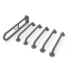 Nymas Doc M Grab Rail Pack Dark Grey  6 Piece Set