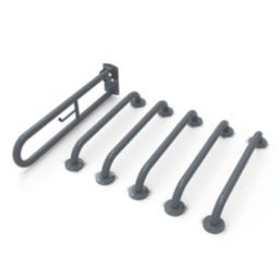 Nymas Doc M Grab Rail Pack Dark Grey  6 Piece Set