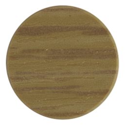 Timco 13mm 112 Pack Oak Screw Cover Stickers