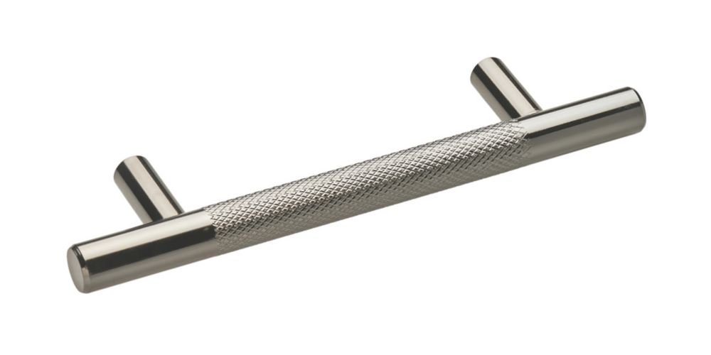 Elite Knobs & Handles Kensington Knurled T Bar Handle Black Nickel